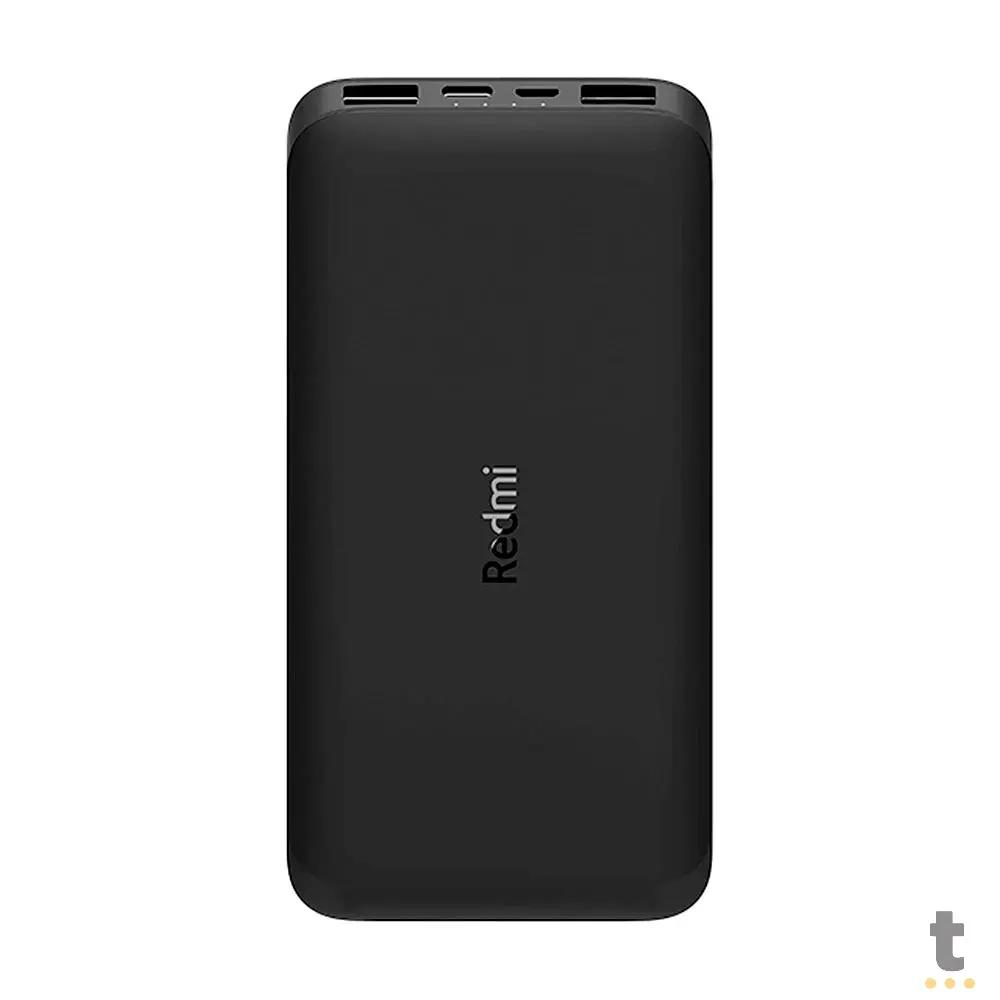 Carregador Portátil Redmi Power Bank 10000mAh Xiaomi Preto Truedata